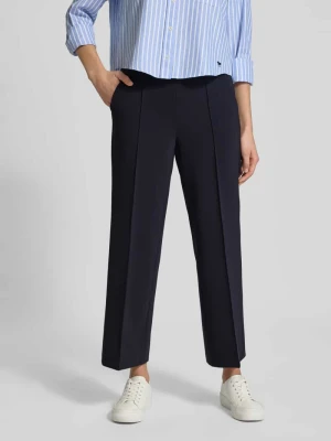 Spodnie materiałowe o kroju straight fit z ozdobnym szwem model ‘Cameron’ CAMBIO