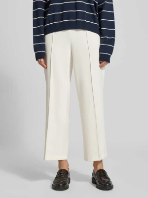 Spodnie materiałowe o kroju straight fit z ozdobnym szwem model ‘Cameron’ CAMBIO