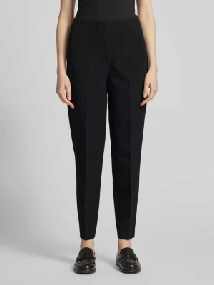 Spodnie materiałowe o kroju tapered fit z wysokim stanem model ‘LINA’ Vero Moda