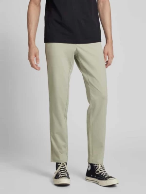 Spodnie materiałowe o kroju tapered fit ze szlufkami na pasek model ‘MARK’ Only & Sons