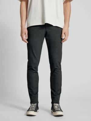 Spodnie materiałowe o kroju tapered fit ze wzorem w kratę glencheck model ‘MARK’ Only & Sons