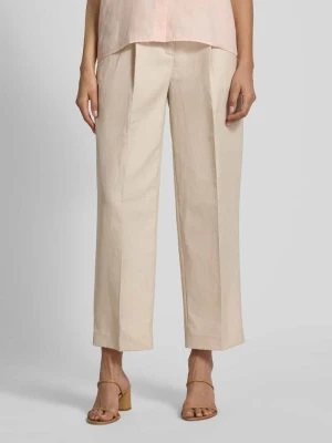 Spodnie materiałowe o kroju tapered z dodatkiem lnu Tommy Hilfiger