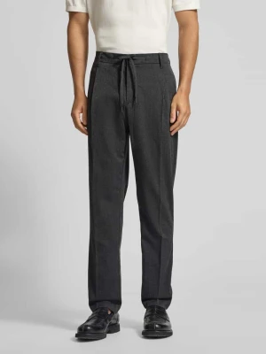 Spodnie materiałowe o kroju tapered z wiskozy model 'LEROY' Selected Homme