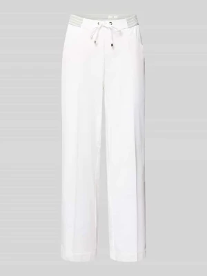 Spodnie materiałowe o kroju wide fit w długości 7/8 model 'Sue' TONI