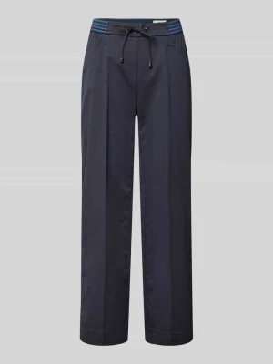 Spodnie materiałowe o kroju wide fit w długości 7/8 model 'Sue' TONI