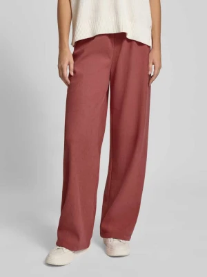 Spodnie materiałowe o kroju wide fit z elastycznym pasem Review