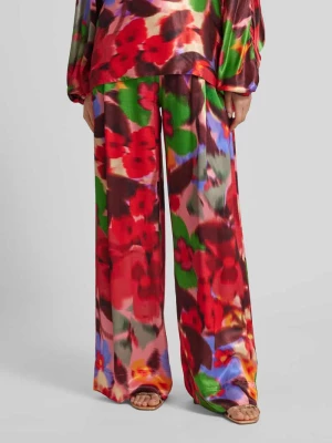 Spodnie materiałowe o luźnym kroju z efektem batiku Essentiel