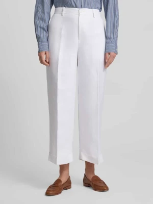 Spodnie materiałowe o luźnym kroju z mieszanki lnu wiskozy model ‘SENDON’ Lauren Ralph Lauren