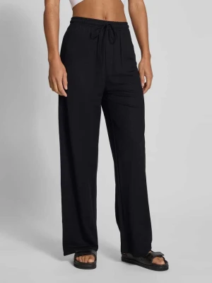Spodnie materiałowe o luźnym kroju z mieszanki wiskozy model ‘JANY’ Only