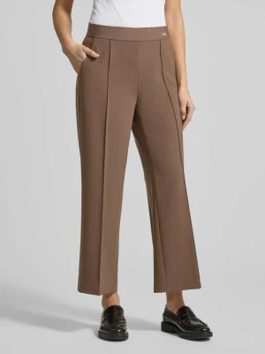 Spodnie materiałowe o prostym kroju z ozdobnym szwem Model 'Cameron' CAMBIO