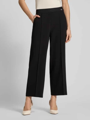 Spodnie materiałowe o prostym kroju z ozdobnym szwem Model 'Cameron' CAMBIO