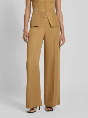 Spodnie materiałowe o rozkloszowanym kroju w kant Jake*s Cocktail