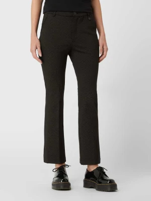 Spodnie materiałowe o rozkloszowanym kroju z dodatkiem streczu model ‘Cinzia’ Gang