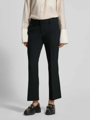 Spodnie materiałowe o rozkloszowanym kroju z dodatkiem wiskozy model ‘Farah’ CAMBIO