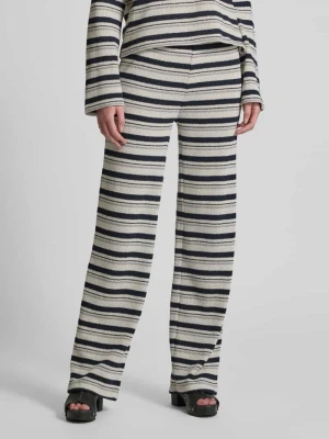 Spodnie materiałowe o rozkloszowanym kroju z elastycznym pasem Jake*s Casual