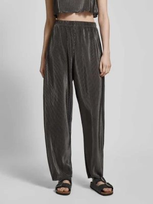 Spodnie materiałowe o rozkloszowanym kroju z elastycznym pasem model ‘NISHE’ Only