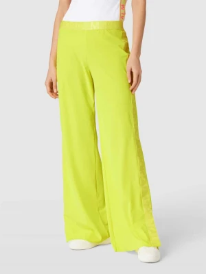 Spodnie materiałowe o rozkloszowanym kroju z elastycznym pasem z logo model ‘ULLI EHRLICH’ Sportalm