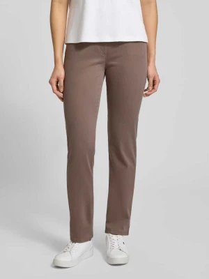 Spodnie materiałowe o rozkloszowanym kroju z mieszanki lyocellu model ‘Pamina’ Raphaela By Brax