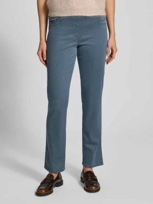 Spodnie materiałowe o rozkloszowanym kroju z mieszanki lyocellu model „Pamina” Raphaela By Brax