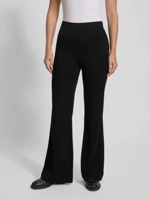 Spodnie materiałowe o rozkloszowanym kroju z mieszanki wiskozy Christian Berg Woman