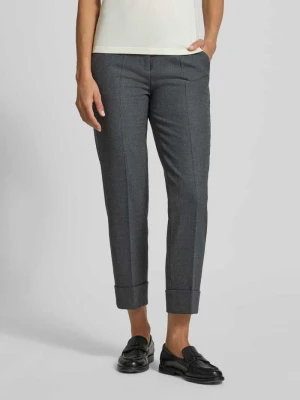 Spodnie materiałowe o skróconym kroju regular fit model ‘KRYSTAL’ CAMBIO