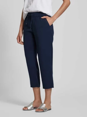 Spodnie materiałowe o skróconym kroju regular fit model ‘Pia’ Toni Dress
