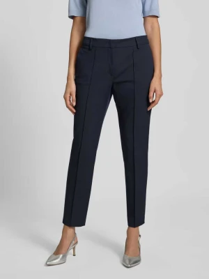 Spodnie materiałowe o skróconym kroju slim fit Christian Berg Woman Selection