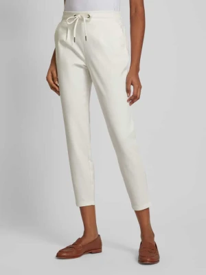 Spodnie materiałowe o skróconym kroju tapered fit model ‘RIZET’ b.Young