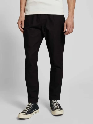 Zdjęcie produktu Spodnie materiałowe o skróconym kroju z mieszanki bawełny i lnu model ‘LINUS’ Only & Sons