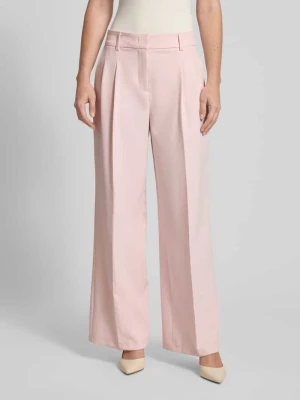 Spodnie materiałowe o szerokim kroju w kanty Christian Berg Woman Selection