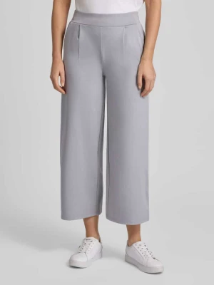 Spodnie materiałowe o szerokim kroju z dodatkiem wiskozy model ‘Kate’ Ichi