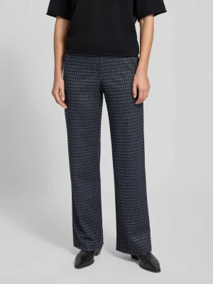 Spodnie materiałowe o szerokim kroju z dodatkiem wiskozy model ‘Maine’ BRAX