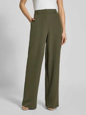 Spodnie materiałowe o szerokim kroju z kieszeniami z tyłu model ‘Jana’ GUIDO MARIA KRETSCHMER WOMAN