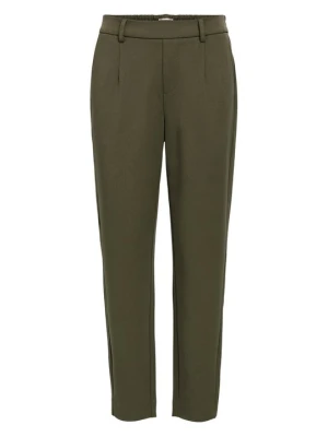 Spodnie materiałowe Object khaki