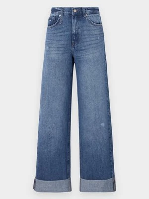 Spodnie materiałowe Only niebieski denim