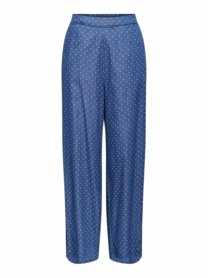 Spodnie materiałowe Only niebieski denim