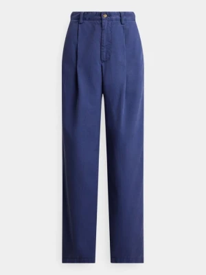 Spodnie materiałowe Polo Ralph Lauren granatowy