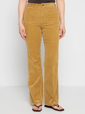 Spodnie materiałowe Polo Ralph Lauren musztardowy