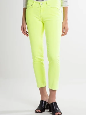 Spodnie materiałowe Polo Ralph Lauren żółty neon