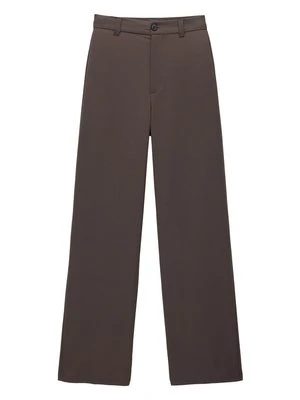 Spodnie materiałowe PULL&BEAR brązowy