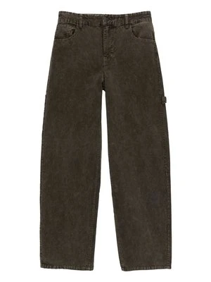 Spodnie materiałowe PULL&BEAR khaki