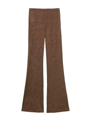 Spodnie materiałowe PULL&BEAR brązowy