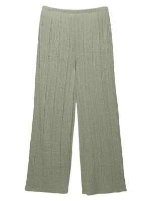 Spodnie materiałowe PULL&BEAR zielony