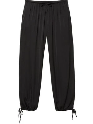 Spodnie materiałowe PULL&BEAR czarny