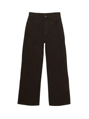 Spodnie materiałowe PULL&BEAR brązowy