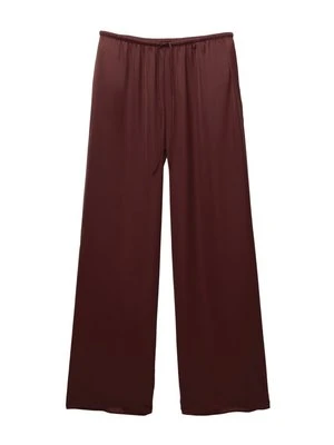 Spodnie materiałowe PULL&BEAR brązowy