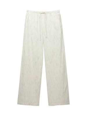 Spodnie materiałowe PULL&BEAR piaskowy