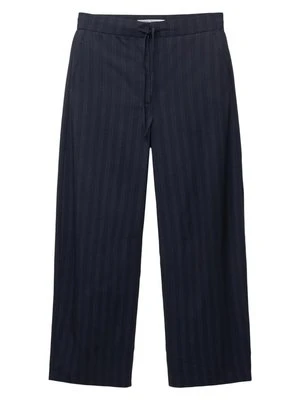 Spodnie materiałowe PULL&BEAR granatowy