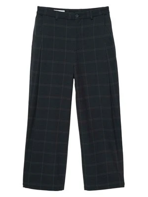 Spodnie materiałowe PULL&BEAR granatowy