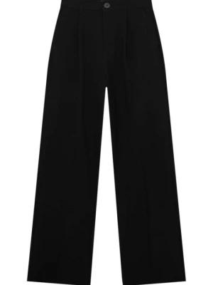 Spodnie materiałowe PULL&BEAR czarny